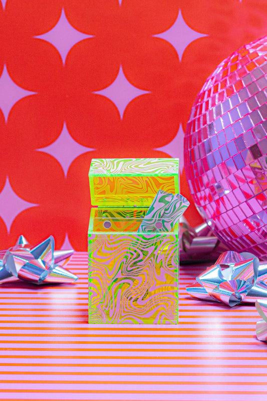 Psychedelic Swirl Cigarette Box