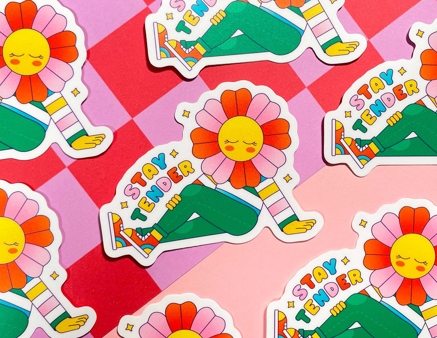 Stay Tender Flower | Vinyl Sticker