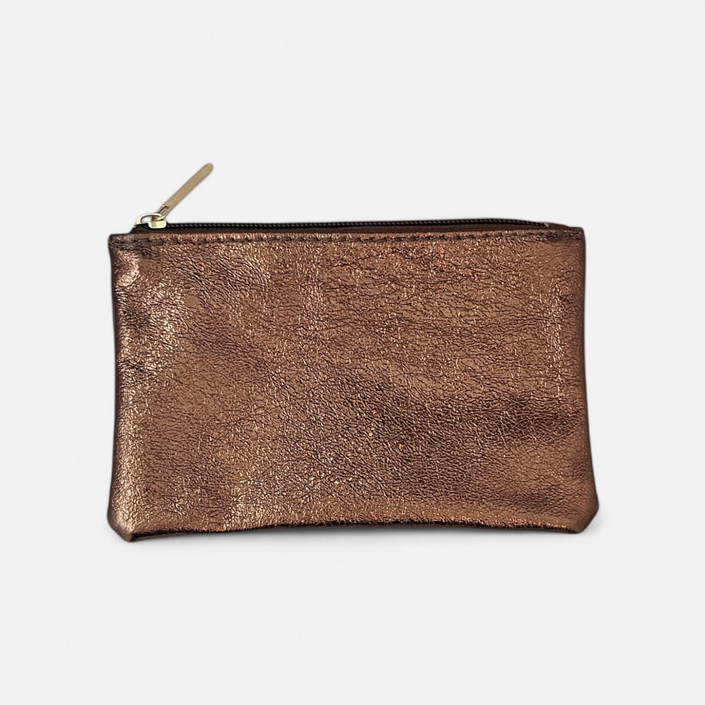 Metallic Leather Pouch | More Colours Available
