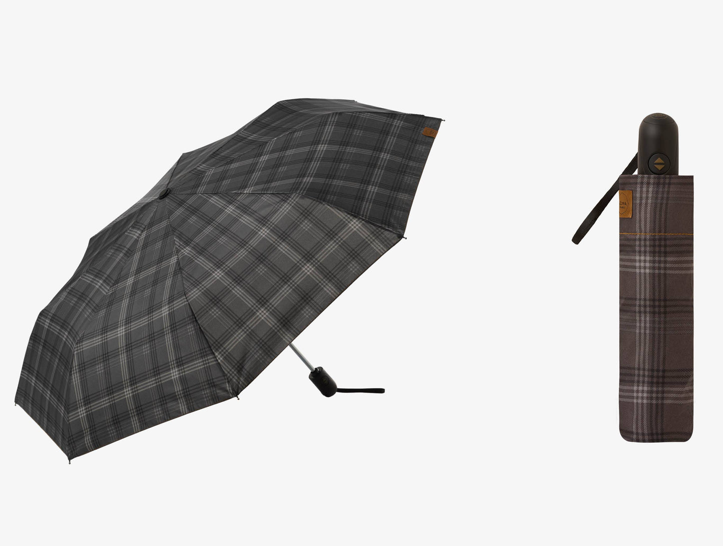 Tartan Folding Windproof Umbrella | Various Styles