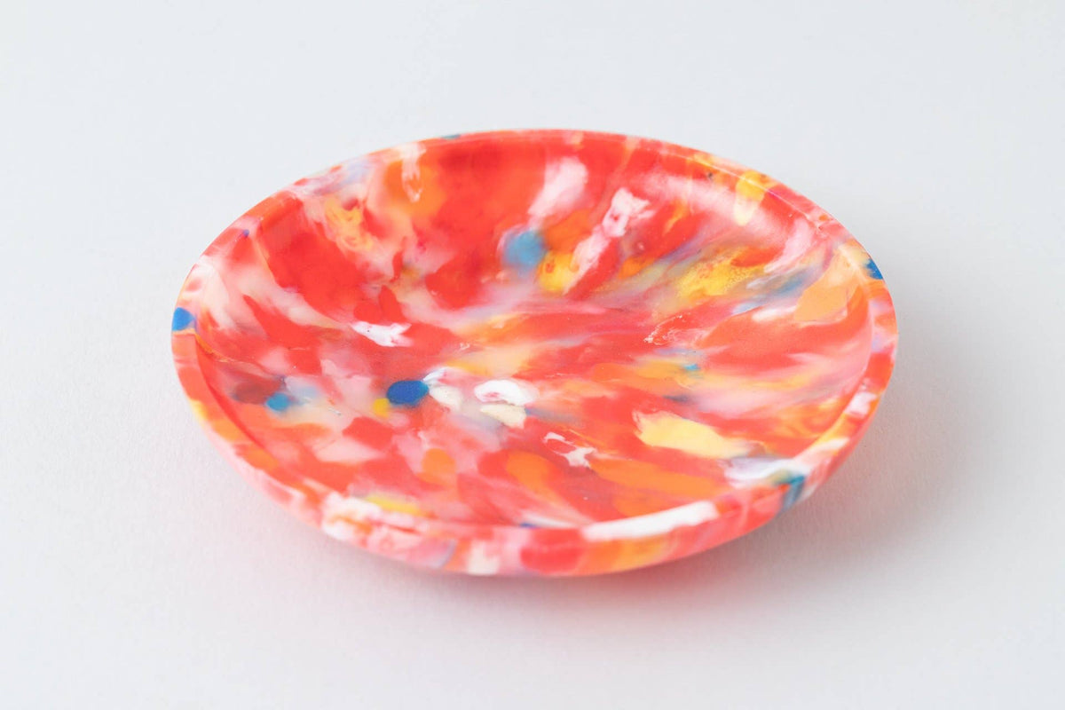 Round Trinket Tray | Red