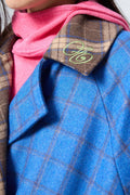 Double Breasted Blanket Coat | Cobalt