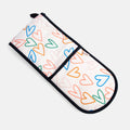 Multi Hearts | Double Oven Glove