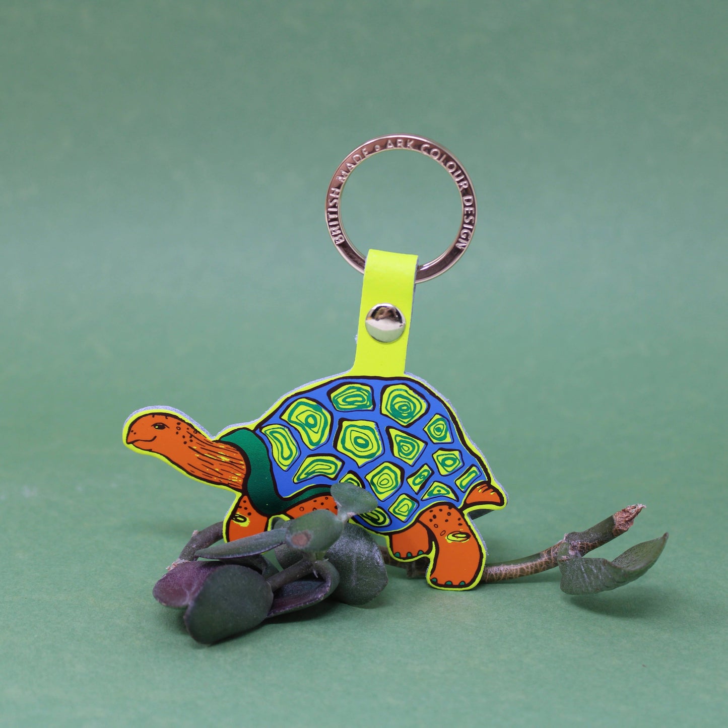 Tortoise Key Fob: Lilac