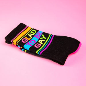 Glad To Be Gay | Gym Crew Socks