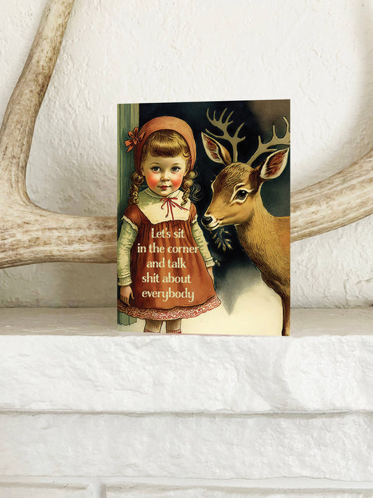 Let's Talk Shit | Greeting Card