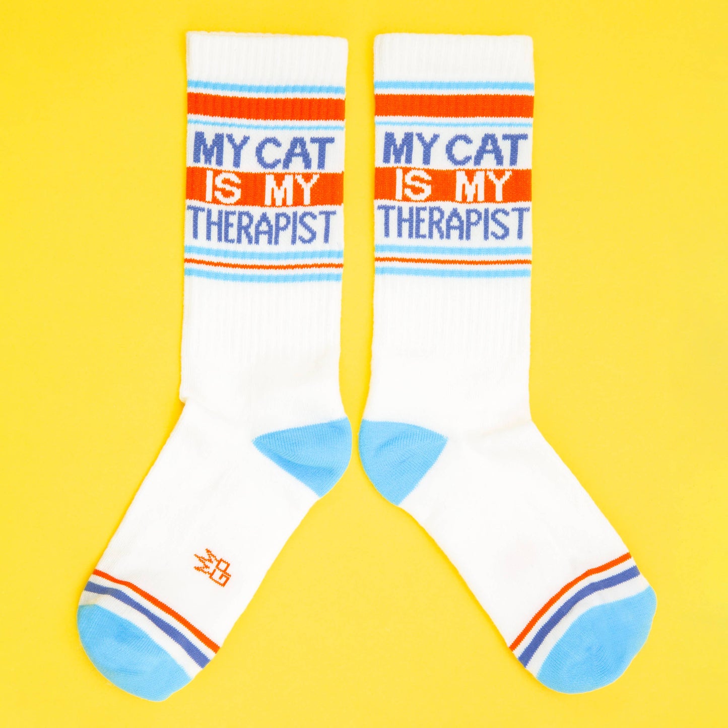 My Cat Is My Therapist | Gym Crew Socks