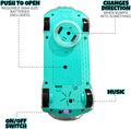 Light Up Transparent Toy Car