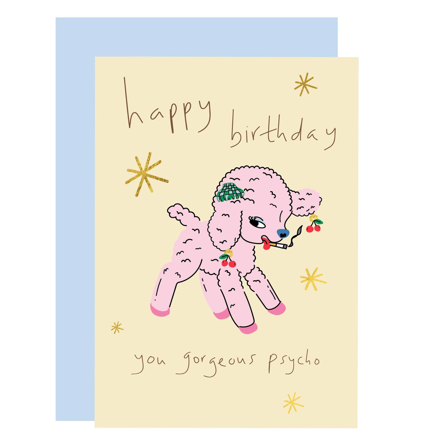 Psycho Little Lamb | Birthday Card
