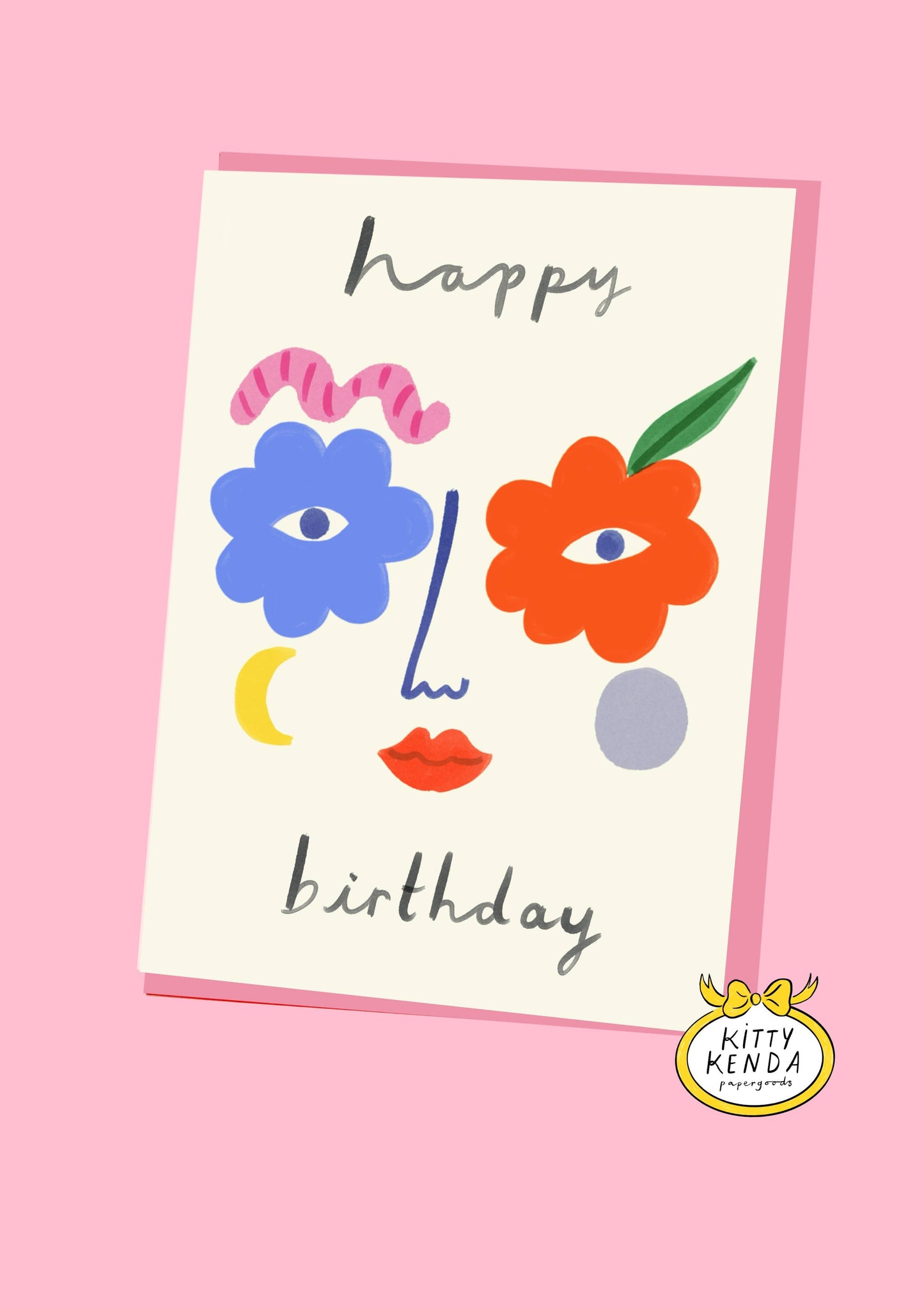 Birthday Flower Face | Birthday Card