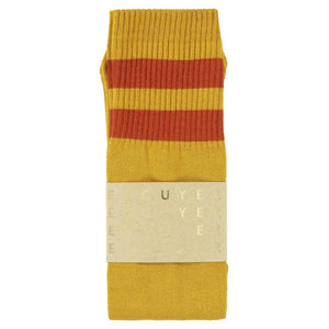 Unisex Tube Socks | Mustard & Orange