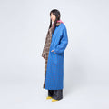 Double Breasted Blanket Coat | Cobalt