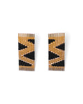 Wire and Cord Ines Earring | Black