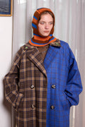 Double Breasted Blanket Coat | Cobalt