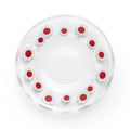 Aderia Small Retro Plate | Red