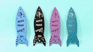 Rocket Bookmark | Green/Turquoise