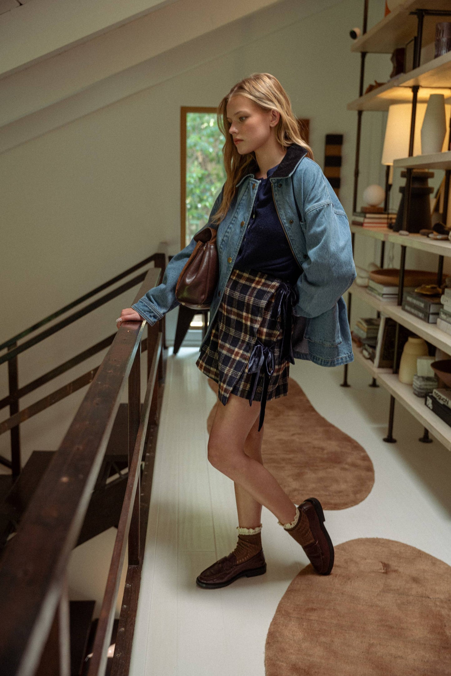 Plaid Wrap Skort
