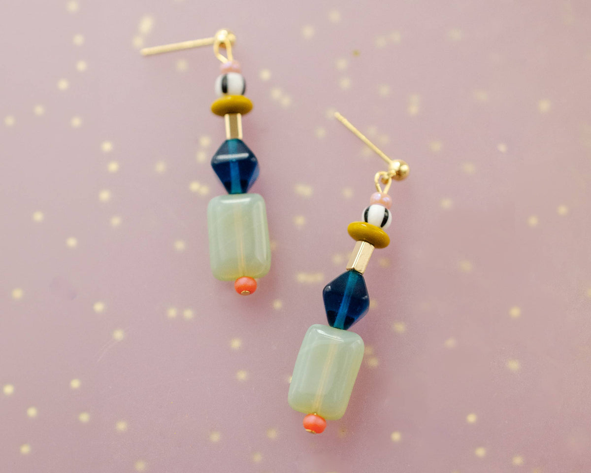 September Dangle Earrings | Multicolour