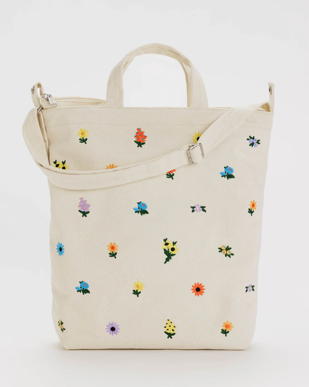 Zip Duck Bag | Embroidered Ditsy Floral