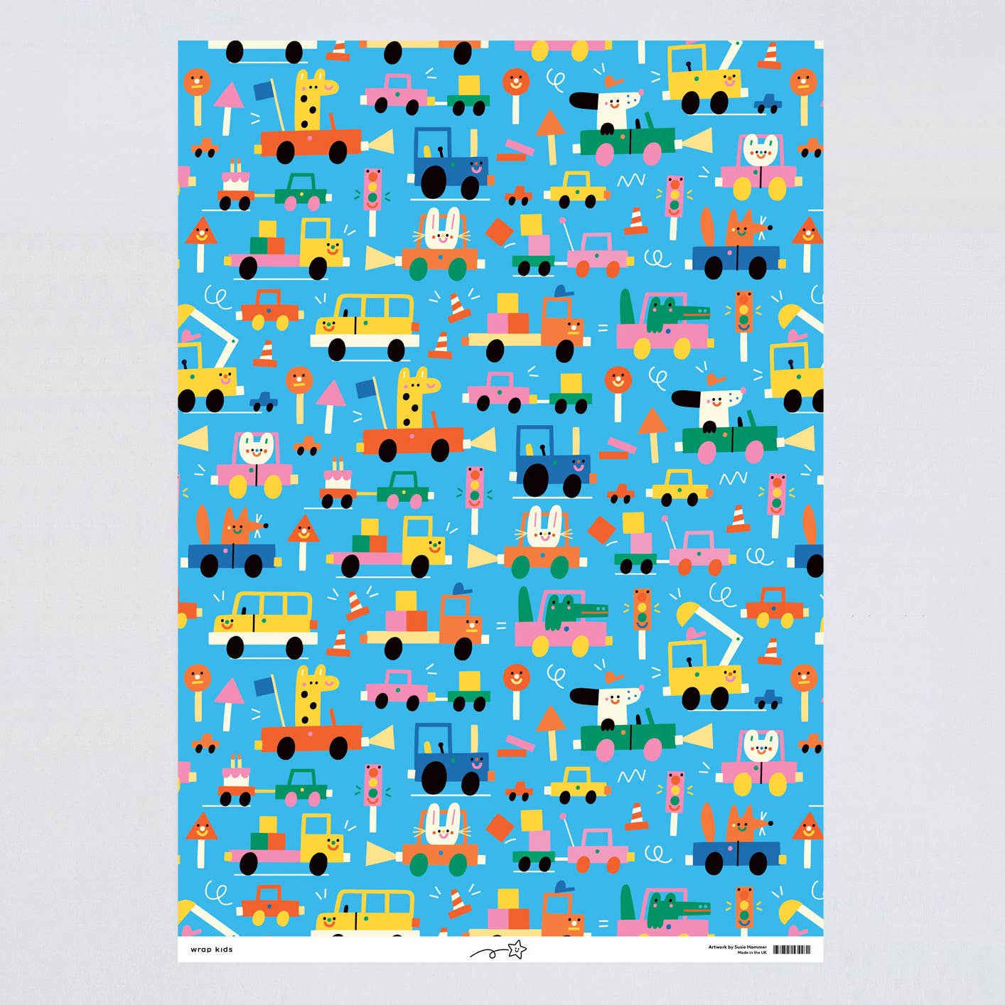 'Beep Beep' Gift Wrap