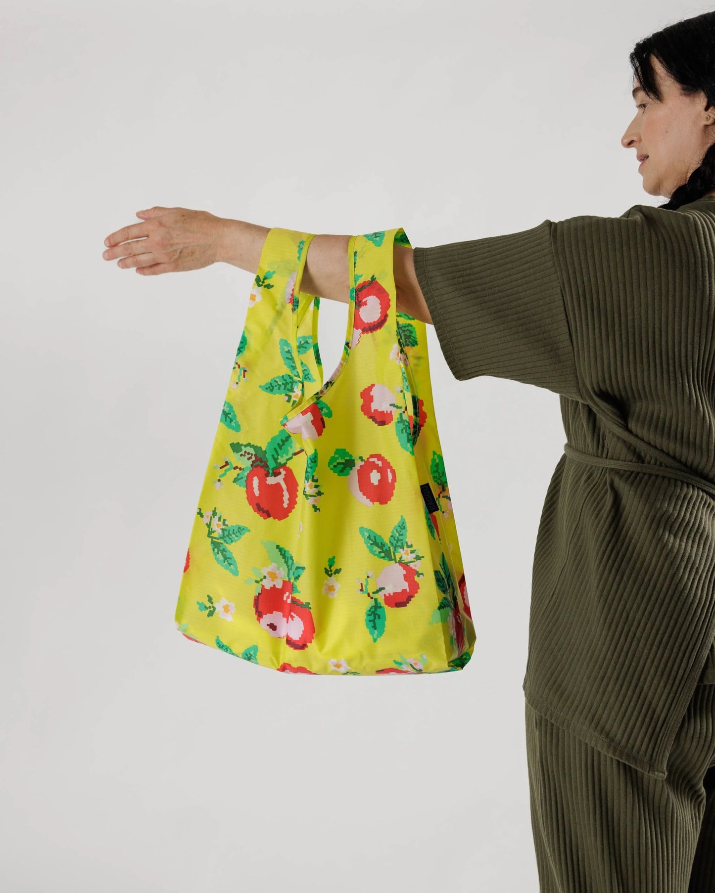 Standard Baggu | Needlepoint Apple