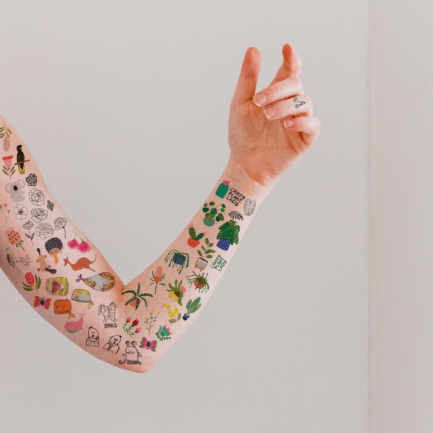 Single Flowers/Rose Temporary Tattoos