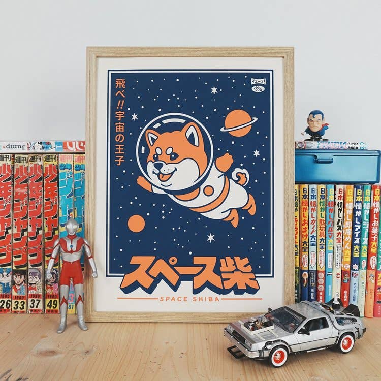 “Space Shiba” Poster | 30x40cm