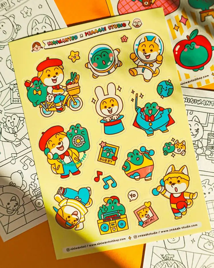 Yeaaah! Studio Sticker Sheets