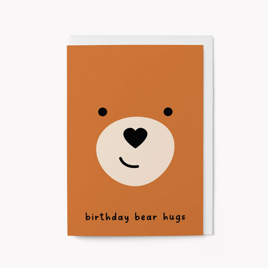 Birthday bear hug Greeting Card