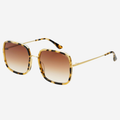 Cosmo Square Sunglasses | Milky Tortoise