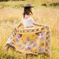 'Here Comes The Sun' | Large Picnic Rug/Throw