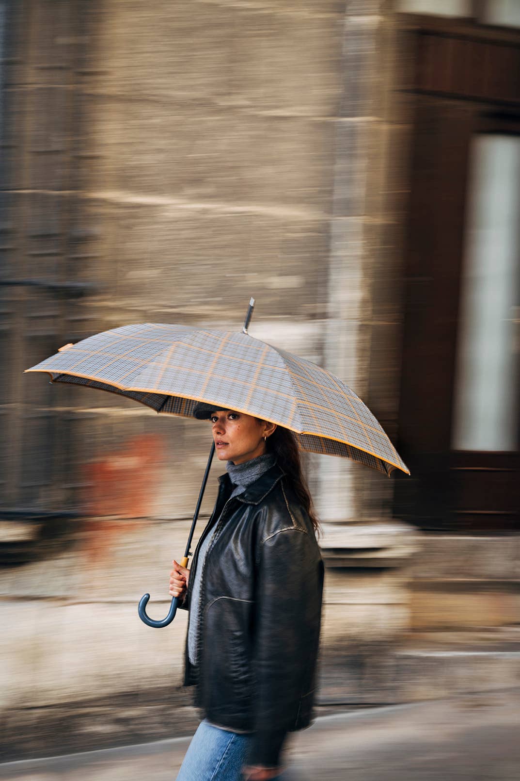 Houndstooth Umbrella | Multiple Colours