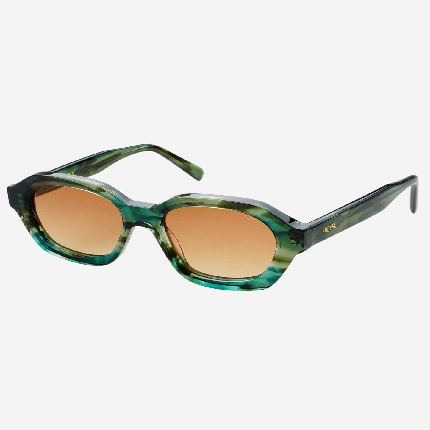 Tokyo Rectangular Sunglasses | Emerald