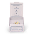 Birthstone Signet Ring | September/Sapphire