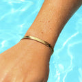 Herringbone Chain Bracelet | Gold