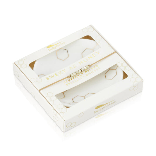Bracelet + Dish Set | Honey