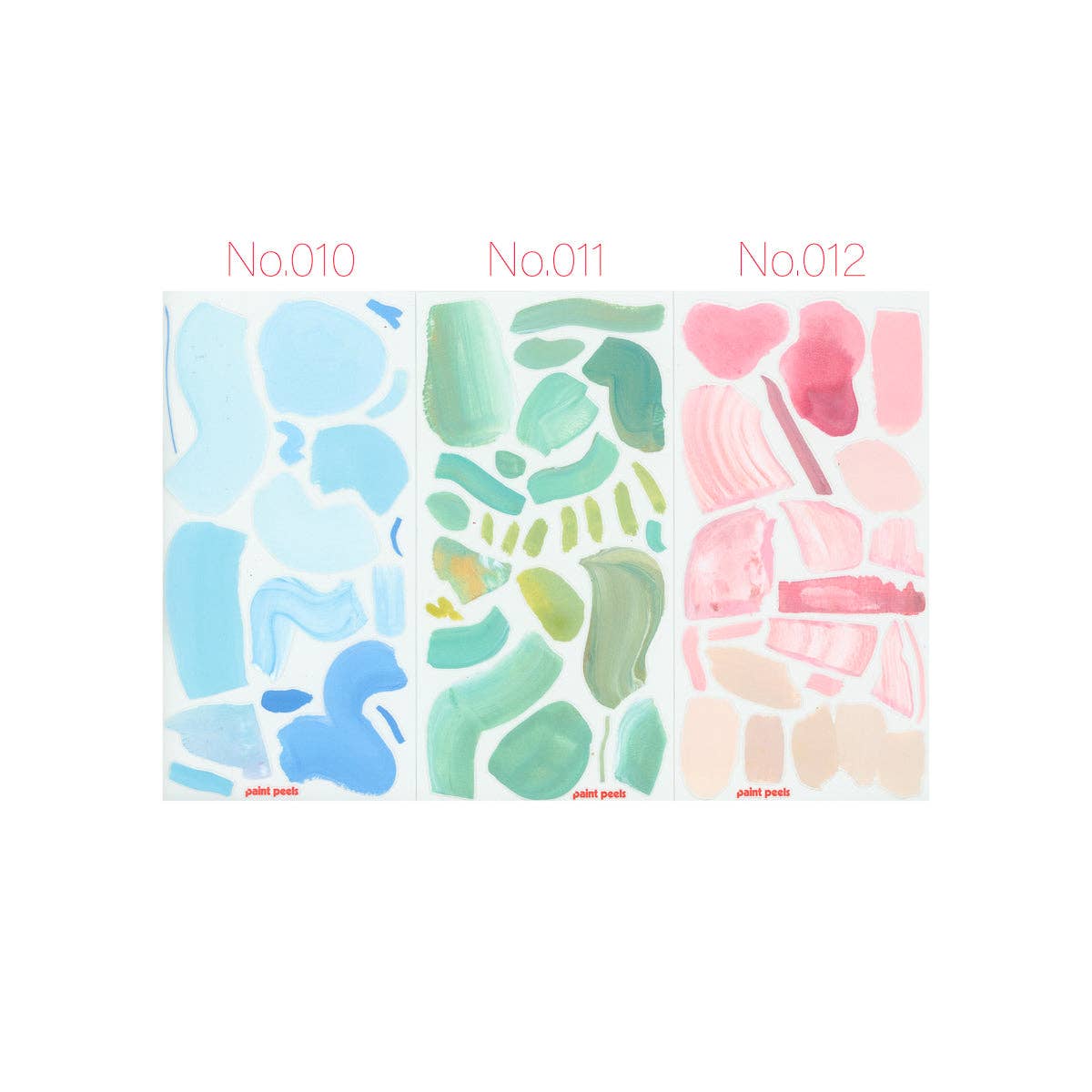 Paint Peels Sticker Sheet Collection | Soft Thaw