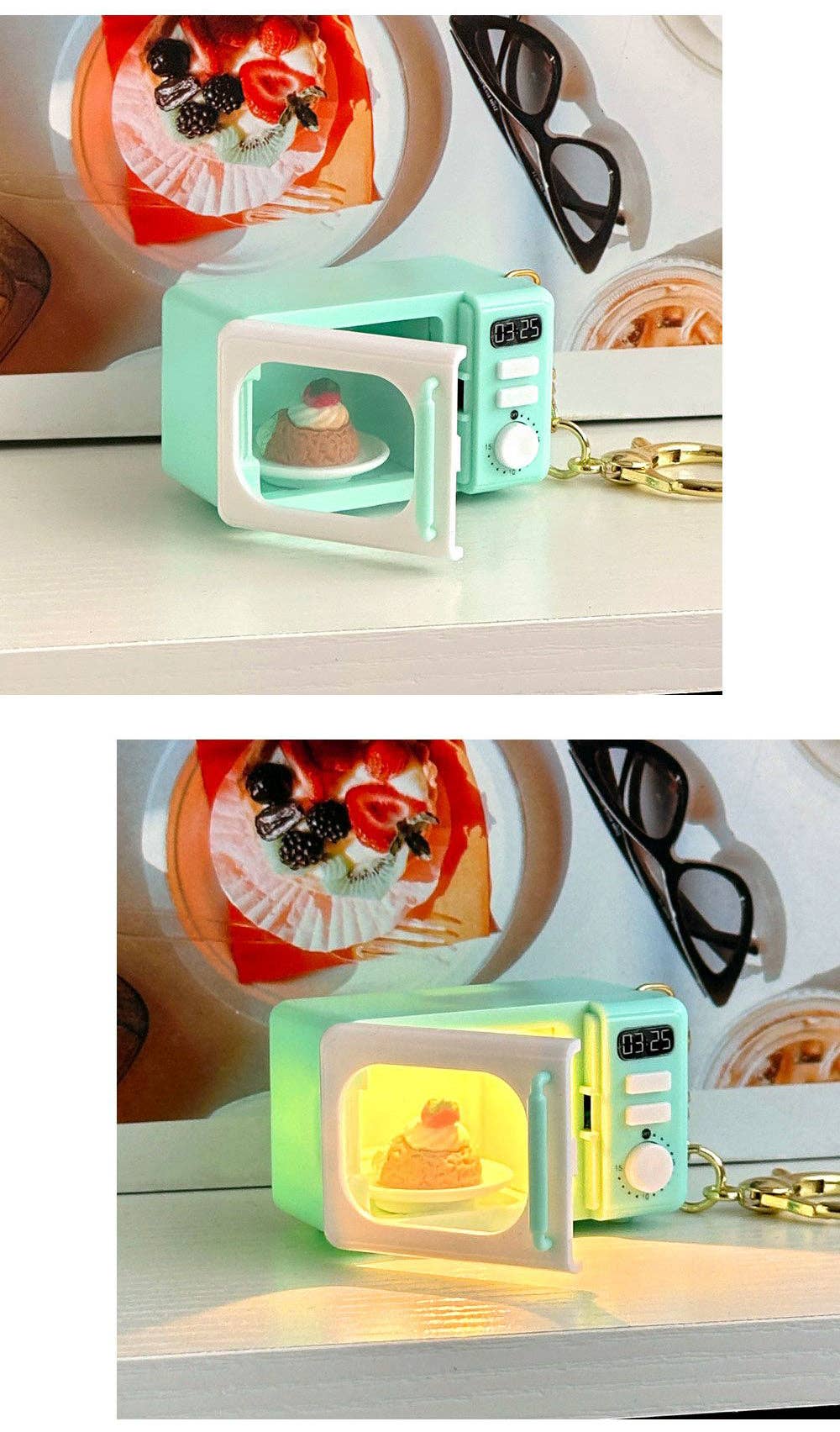 Mini Microwave Keychain | Light Up