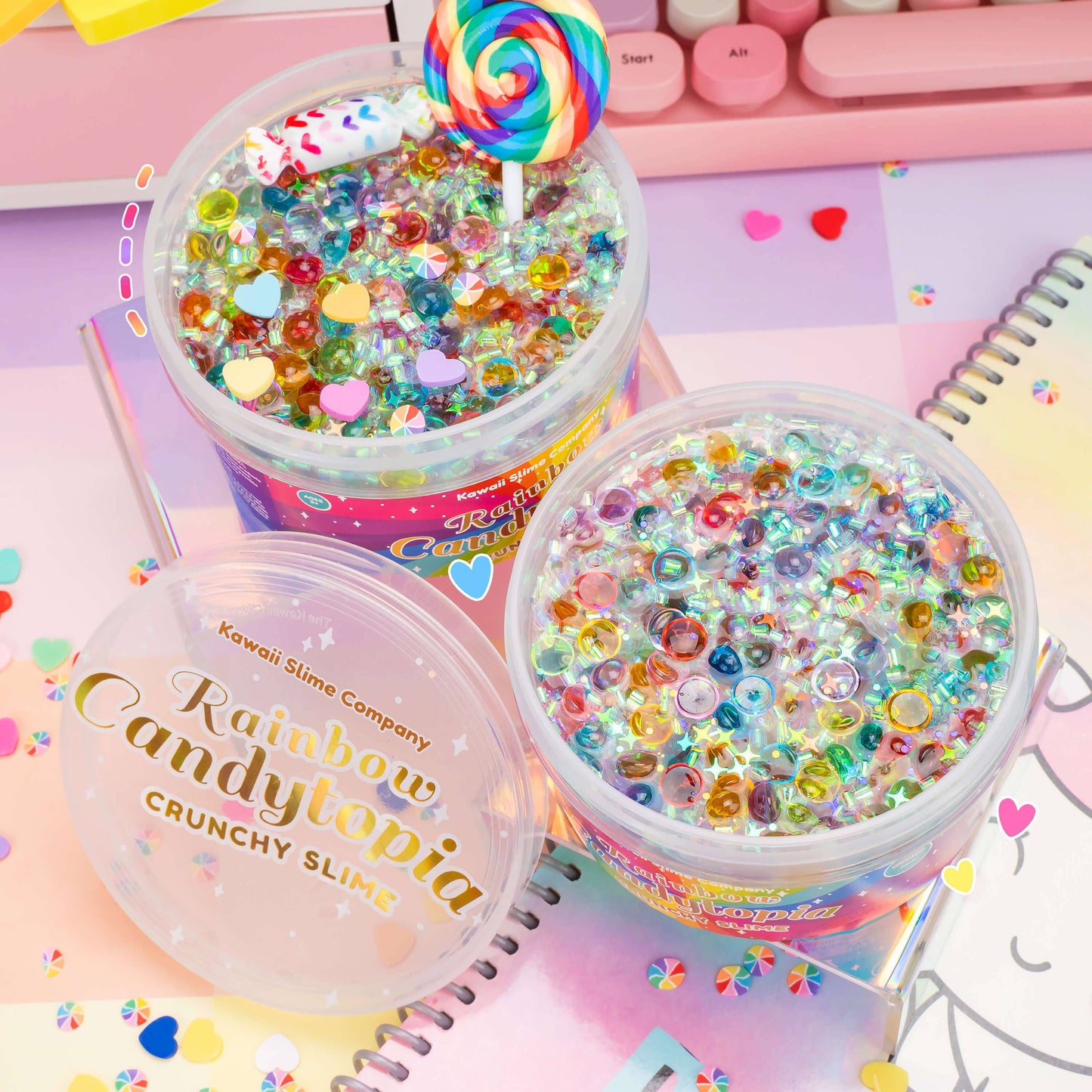 Rainbow Candytopia | Crunchy Slime