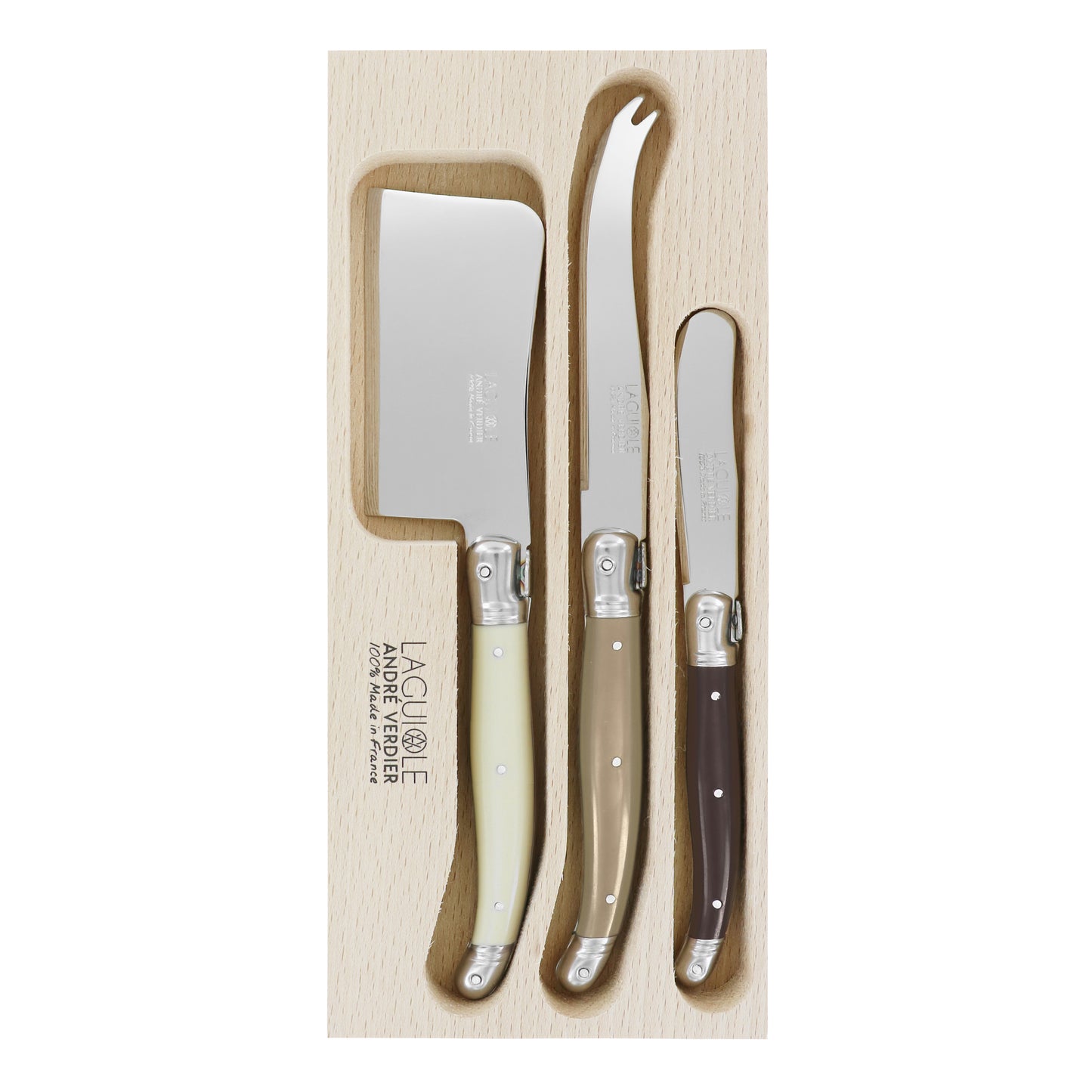 Cheese Knife 3pc Set | La Terre - Andre Verdier