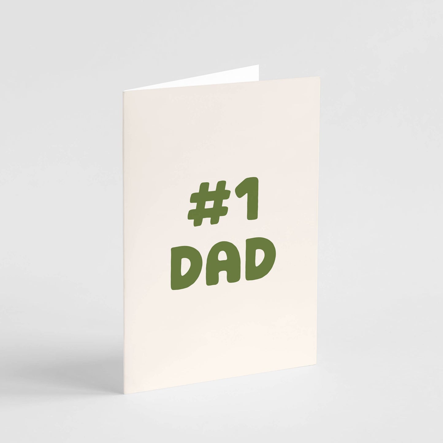 #1 Dad Card