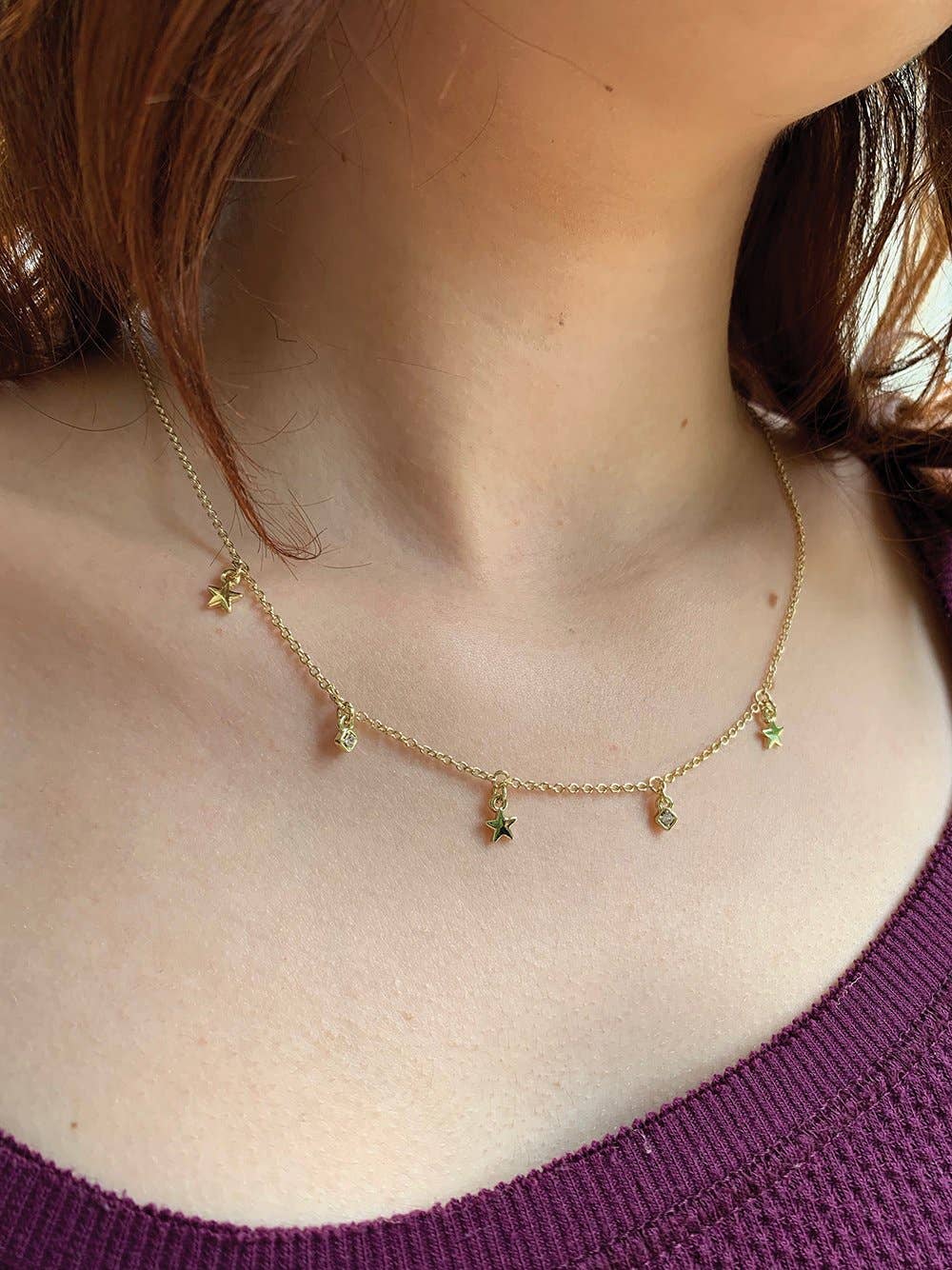 Dangle Necklace Gold | SHINE SO BRIGHT