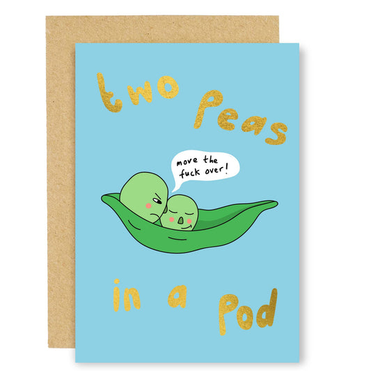 two peas in a pod card