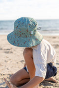 Wide Brim Bucket Hat | Shooting Hoops