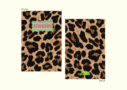 A6 Sticker Keeper Book | Leopard