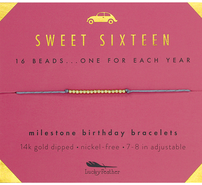 Milestone Birthday Bracelet | Sweet Sixteen