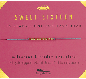 Milestone Birthday Bracelet | Sweet Sixteen