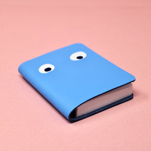 Googly Eye Mini Leather Notebook | Apple Green