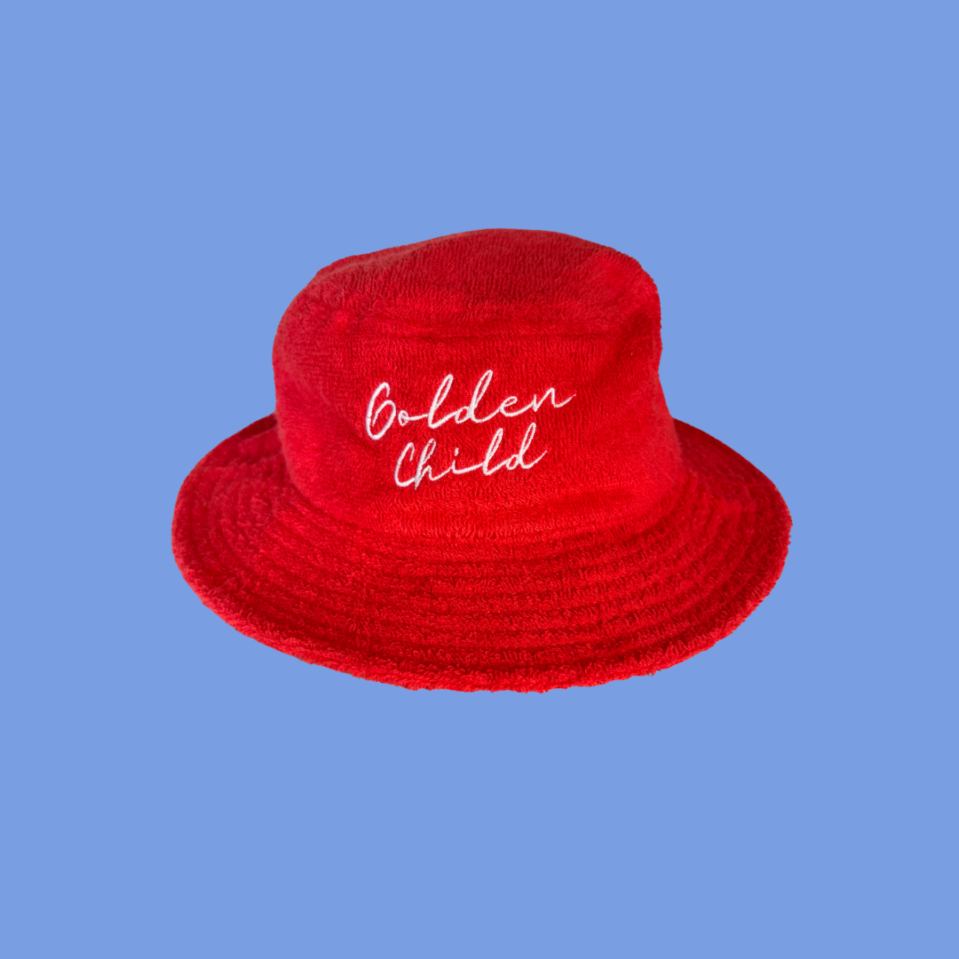 Brimmed Hat Terry | Racer Red
