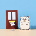 Dog with Mini Card Kid's Greetings Card
